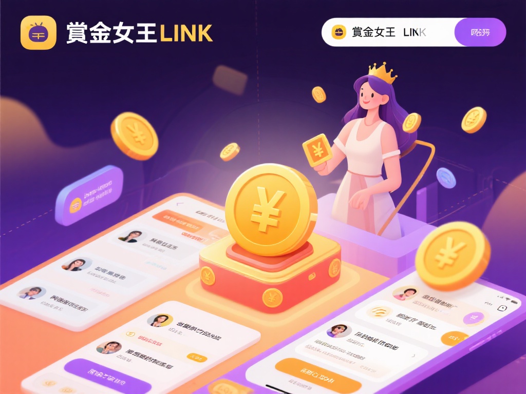 赏金女王链接是一个集赏金任务、网络推广和社交互动为