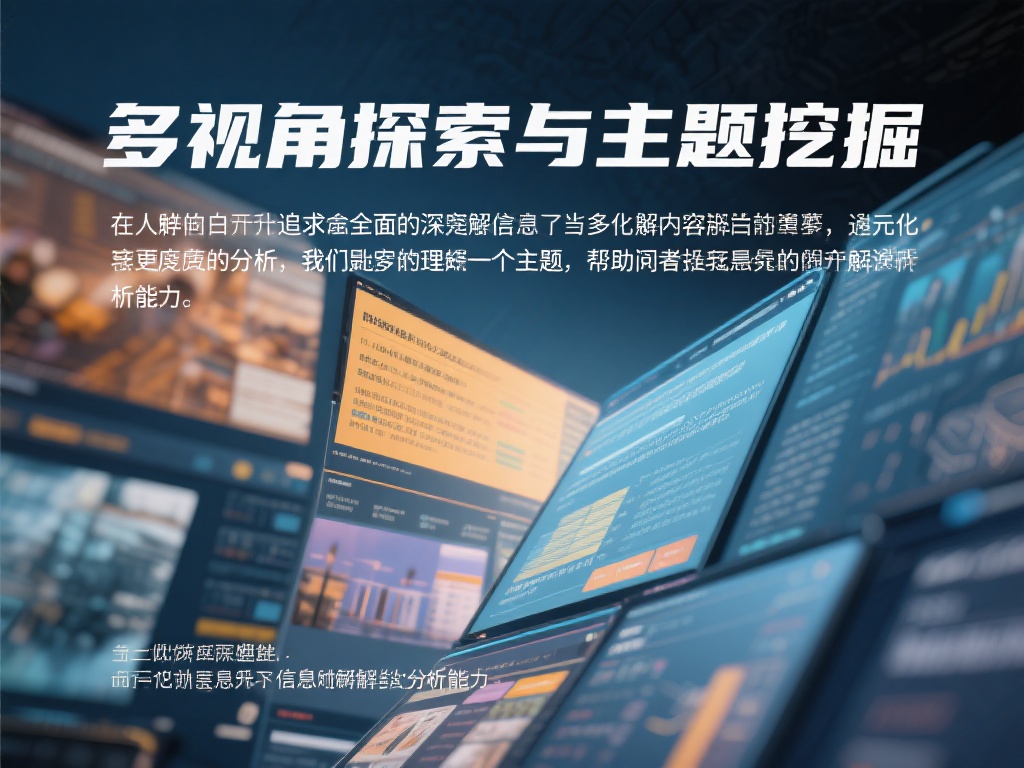 深入解析主题的多维视角与探索方向 在人们日益追求全面、深度了解信息的当下,多元化的内